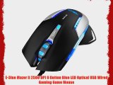 E-3lue Mazer Ii 2500 DPI 6 Button Blue LED Optical USB Wired Gaming Game Mouse