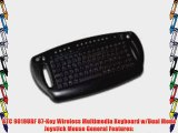 BTC 9019URF Wireless Multimedia USB Keyboard w/ Dual Mode Joystick Mouse