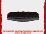 Redragon ASURA K501 USB Gaming Keyboard 7 Color Backlight Illumination 116 Standard Keys 8