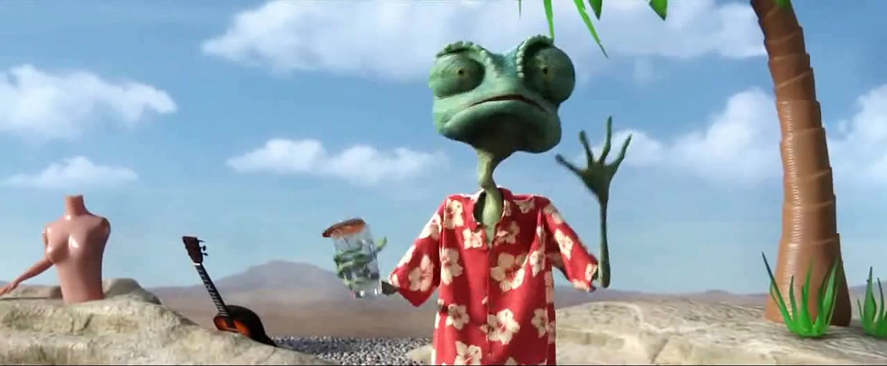 Rango car crash scene