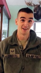 Surprise military homecoming