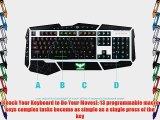 HAVIT? Lammergeier HV-KB346L LED Definable RGB 7 Backlit Programmable Wired Mute Gaming keyboard