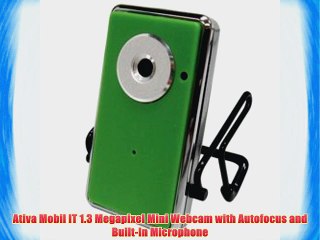 Ativa Mobil IT 1.3 Megapixel Mini Webcam with Autofocus and Built-In Microphone