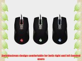 CM Storm Recon - Ambidextrous 4000 DPI Gaming Mouse with Multicolor LEDs for Left and Right