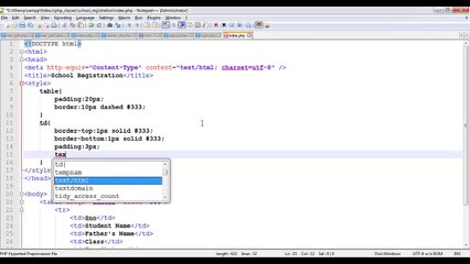 School Registration System (Delete Query) View Data Part 1 Of 3