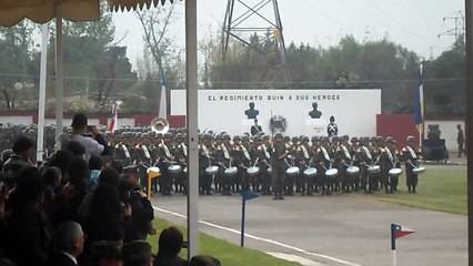 Desfile entrega de armas Regimiento De Infanteria N°1 BUIN 2012