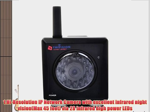 Original Brand New TriVision WiFi 802.11n Wireless Network IP Camera Email Alert FTP Motion