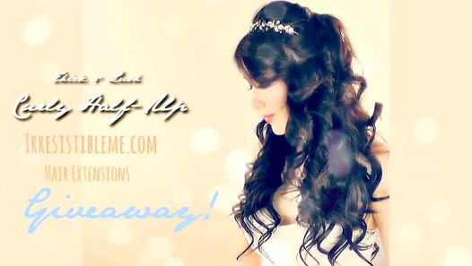 & ROMANTIC HAIRSTYLES  HALF-UP HALF DOWN UPDO FOR PROM 