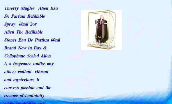 Thierry Mugler Alien Eau De Parfum Refillable Spray