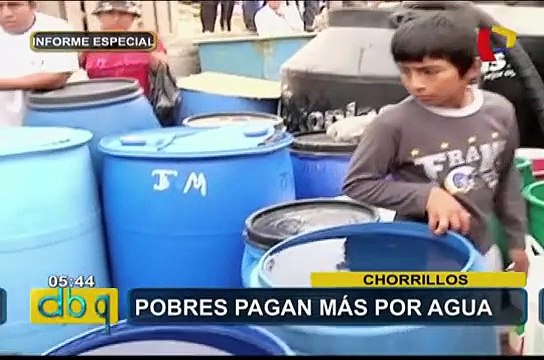 Pobres pagan precios altos por agua: cientos de familias afectadas por problema