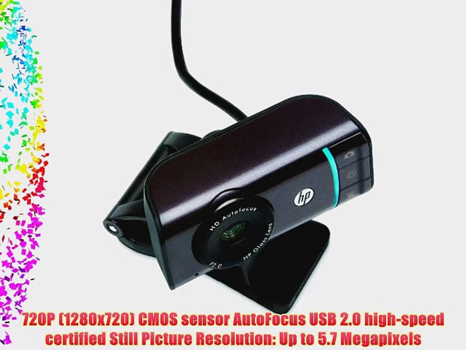 HP Webcam HD-3110 - 720P Autofocus Widescreen Webcam with TrueVision