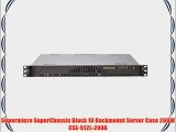 Supermicro SuperChassis Black 1U Rackmount Server Case 200W CSE-512L-200B