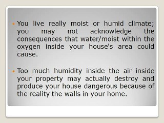DEHUMIDIFIERS