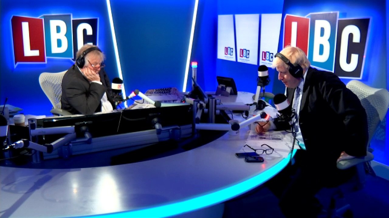 Boris speaks about EU referendum on LBC