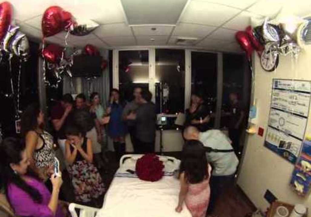 Watch as Man Proposes to High School Sweetheart After Her Last Chemo Session
