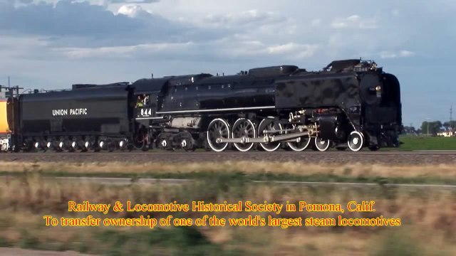 Union Pacific 844 whistles UP 4014 Big Boy News