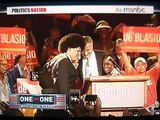 2013 POLIT'AI CHI OF NYC MAYORAL RACE BILL DE BLASIO WINNER w/ AL & JON STEWART HILARITY