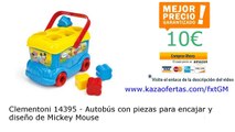 Clementoni 14395 - Autobús con piezas para encajar y diseño de Mickey Mouse