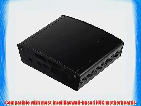 Silverstone Tek Premium Aluminum NUC Chassis with Heat Pipe Pre-Assembled Wi-Fi Antenna Bluetooth