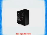 NZXT No Power Supply ATX Mid Tower Case Cases CA-S340W-W1