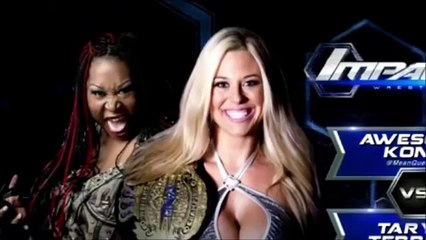 AWESOME KONG vs TARYN TERELL TNA CHAMPIONSHIP MATCH 07/03/2015