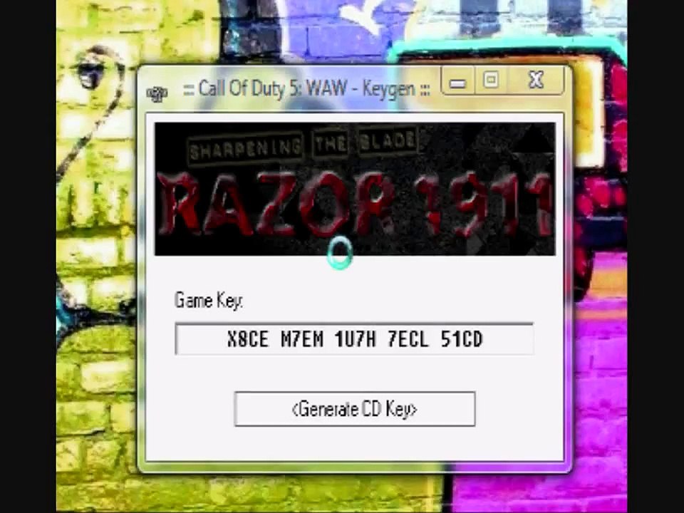 Call of Duty World At War Key Code Generator