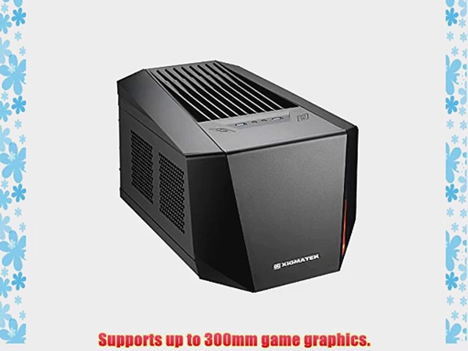Xigmatek Octans EN6312 Black Steel/Plastic Mini-ITX Mini Tower Computer Case EN6312