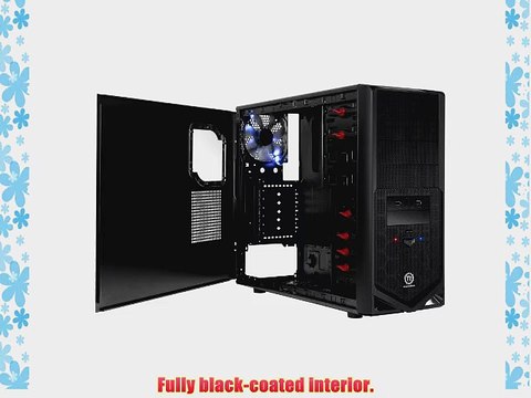Thermaltake V4 Black Edition SECC/Plastic ATX Mid Tower Computer Case VM30001W2Z (Black )