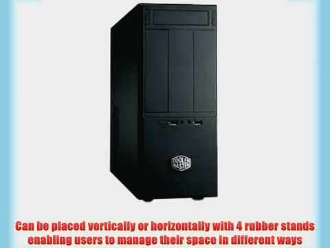 Cooler Master Elite 361 - Mini Tower Computer Case with 350W Power Supply (RC-361-KKR350)