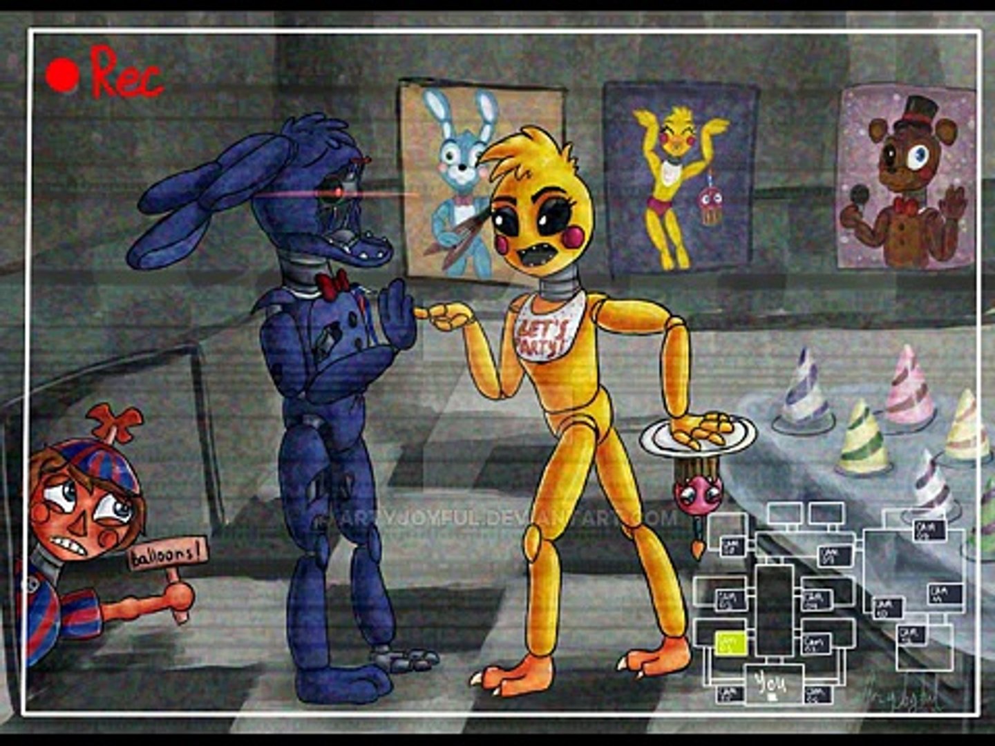 Fnaf Bonnie X Toy Chica