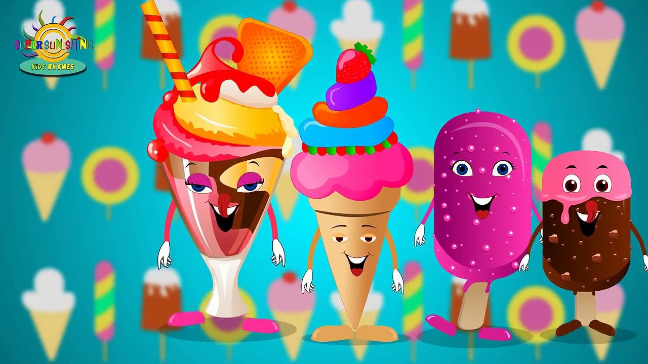 Finger Family Ice Cream Family Nursery Rhyme | Ice Cream Finger Family Songs