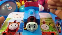 Thomas and Friends, Disney Cars Lightning McQueen, Play Doh, Eggs like Kinder Surprises