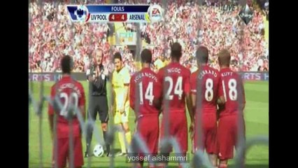 ملخص : ليفربول 1-1 ارسنال ، موسم 2010