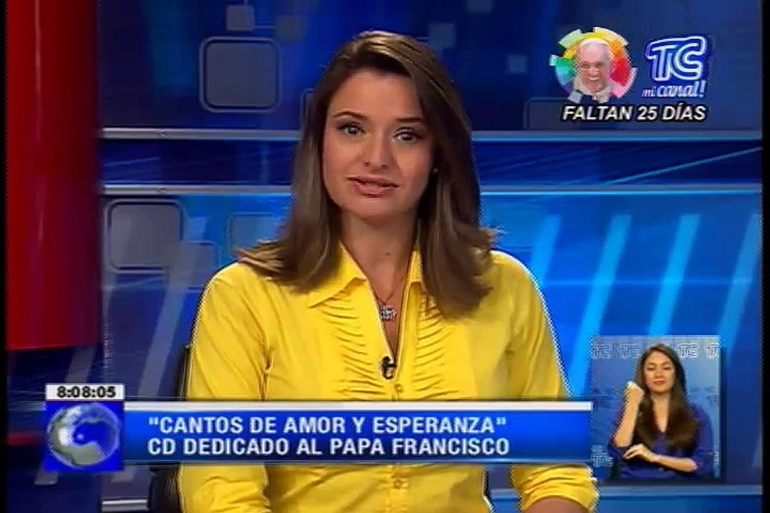 “Cantos de Amor y Esperanza” CD dedicado al papa Francisco