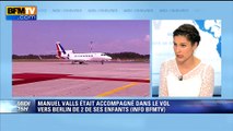 Aller-Retour à Berlin: Valls accompagné par deux de ses enfants (info BFMTV)