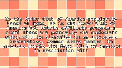 Is The Motor Club Of America Opportunity Truly A Scam