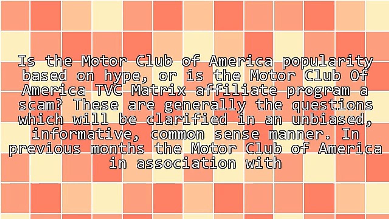 Is The Motor Club Of America Opportunity Truly A Scam