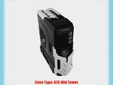 Raidmax AGUSTA No Power Supply ATX Mid Tower Case (Black/White) ATX-605BW
