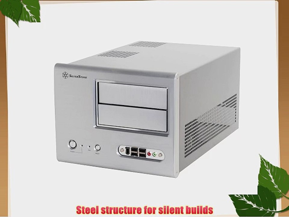 SilverStone Sugo SG01S-F Aluminum/Steel MicroATX Desktop SFF Chassis Computer Case - Retail