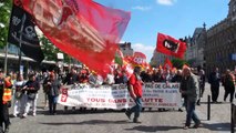 Valenciennes : départ de la manifestation de l'USTM-CGT