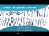 Instruments used in general surgery