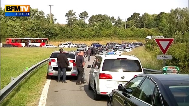 Nantes: opération escargot des taxis pour protester contre l’arrivée d’UberPop