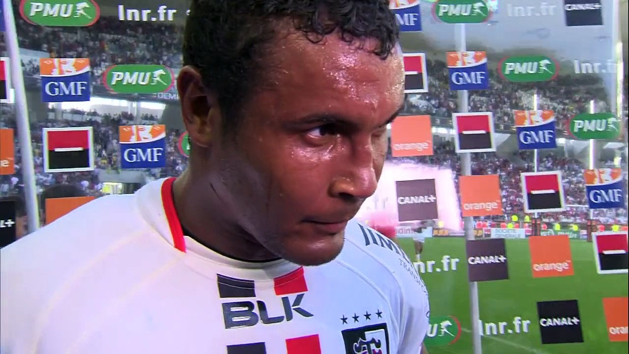 TOP 14 - Clermont - Toulouse: interview Thierry Dusautoir (TLS) - Demi-finale -2014-2015
