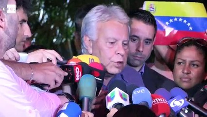 Felipe González visitó al alcalde de Caracas Antonio Ledezma