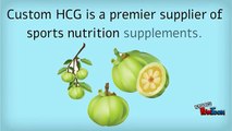 Sports Nutrition Supplements By CustomHCG