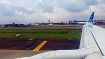 Garuda Indonesia GA846 (CGK-SIN) Boeing 737-800NG Takeoff from Soekarno-Hatta International Airport