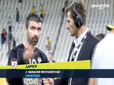 ΑΕΚ-ΑΕΛ 1-1 2014-15 Δηλώσεις Μουλόπουλου Στιγμιότυπα Playoff 9η αγ.
