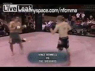 Knocked out fighter has a seizure