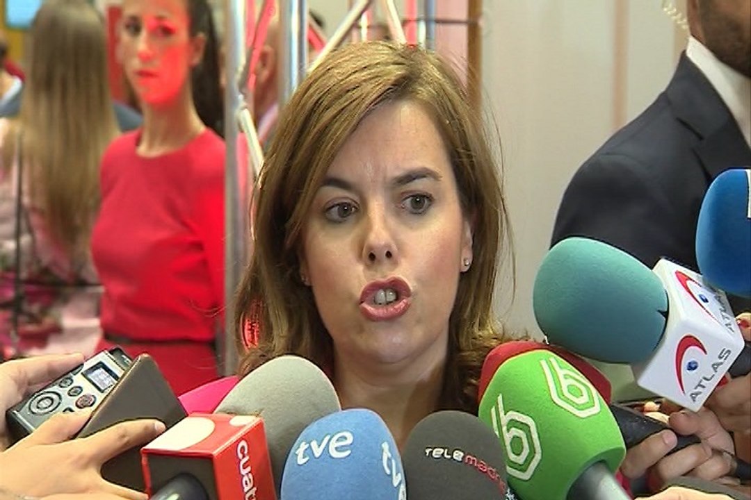 Santamaría recuerda que solo Rajoy "sabe" los cambios