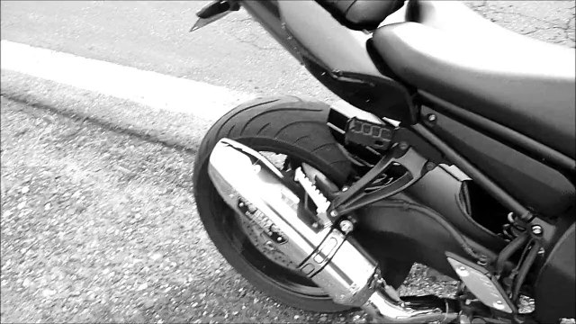 Yamaha FZ8 Yoshimura R-77 exhaust - no baffle